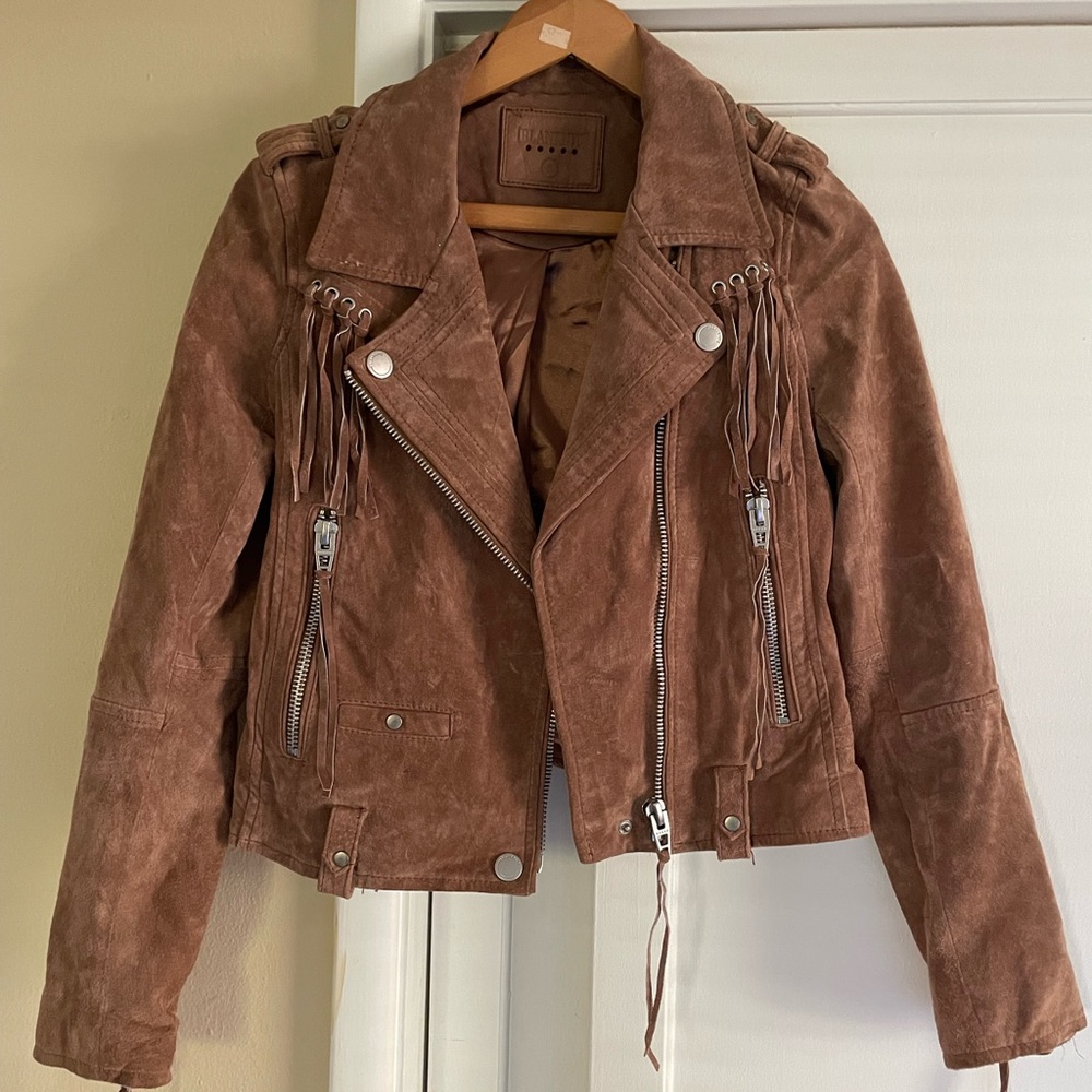 Blank NYC Suede Moro Jacket